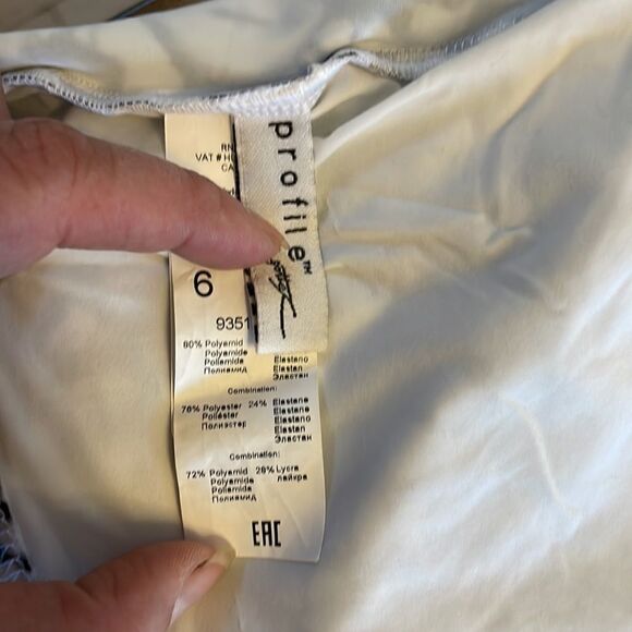 GOTTEX PROFILE BLACK. WHITE, GREY TANKINI HALTER TOP.  NEW - Picture 6 of 7